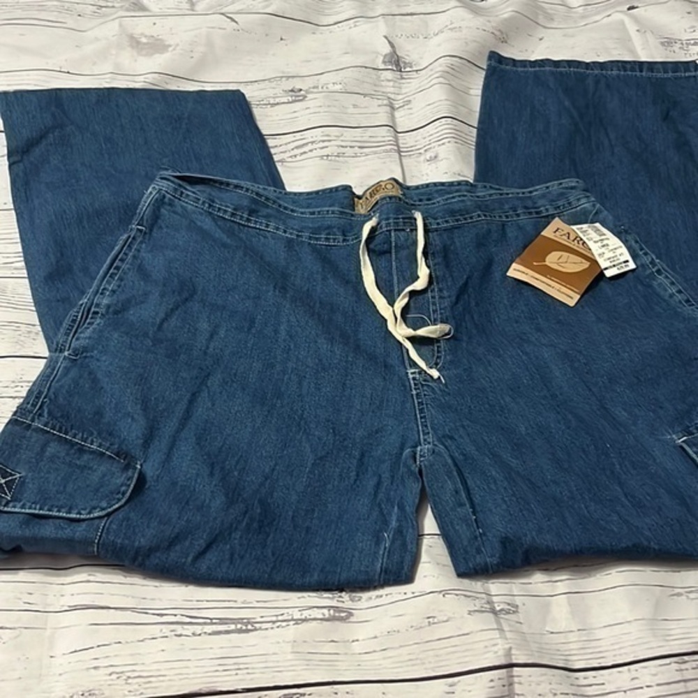 Fargo NWT cargo jeans cinch waist large